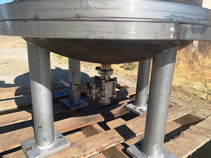 Used Tank, 50 Gallon, S/st, DT/DB, Removable Top #C743967