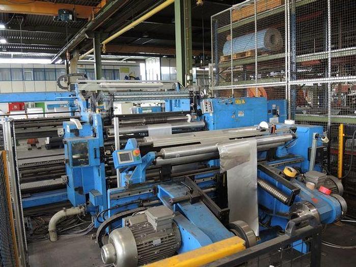 Used 40" (1500MM) DEACRO CANTILEVERED DUPLEX SLITTER REWINDER