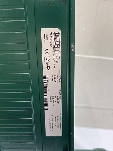 Baldor VEM3542 .75HP PH3, Master 8000604 CX 0.5Hp, Leeson 174672.00