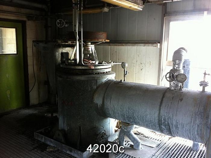 Used Used Luwa Model LB-1050 Stainless Steel Wiped Film Evaporator #42020