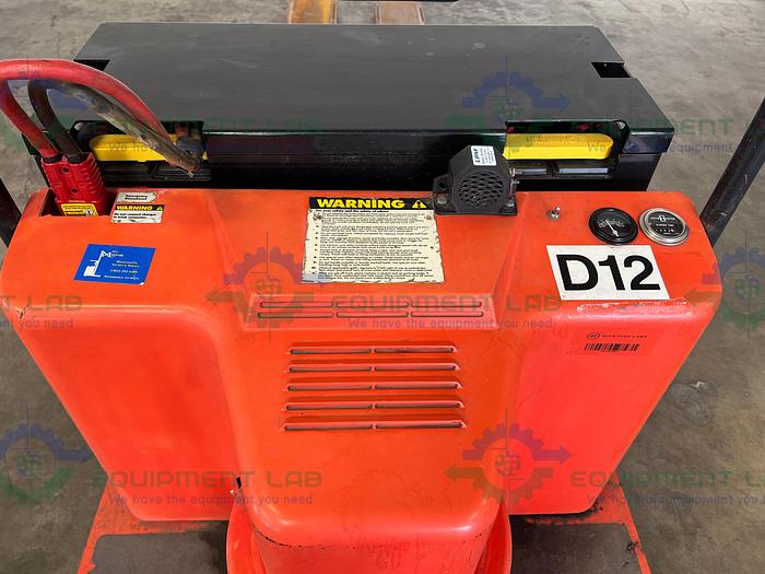 Used Raymond 112AT-FRE60L Rider Pallet Jack 6000 Lbs Capacity w/ Hawken Battery