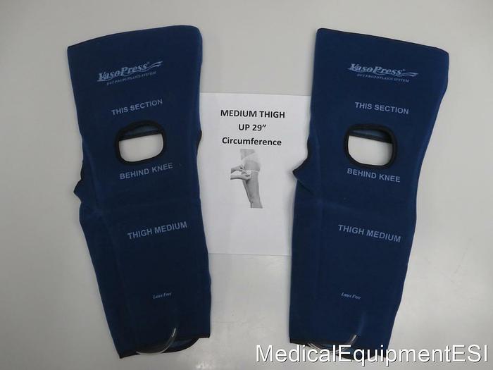 Used SterilMed BluFlex DVT Pump M600 + Tubing & Medium Thigh Garment