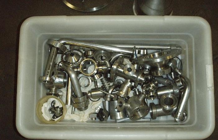 Used 10 LITER KORUMA HOMOGENIZING MIXER SYSTEM – S/S – VACUUM – JACKETED #8152