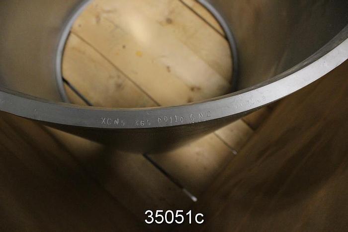 Used Bird Model 50 Pressure Screen Inner Basket, 0.070" Holes #35051