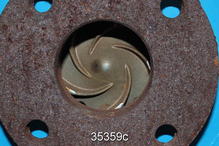 Used Goulds 3196 1.5x3x13 Pump, 5 Vane Impeller #35359
