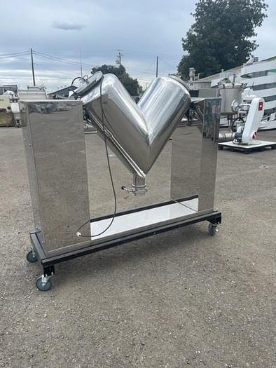 Used 5.3 Cubic Feet V-Blender LFA Machines Oxford LTD