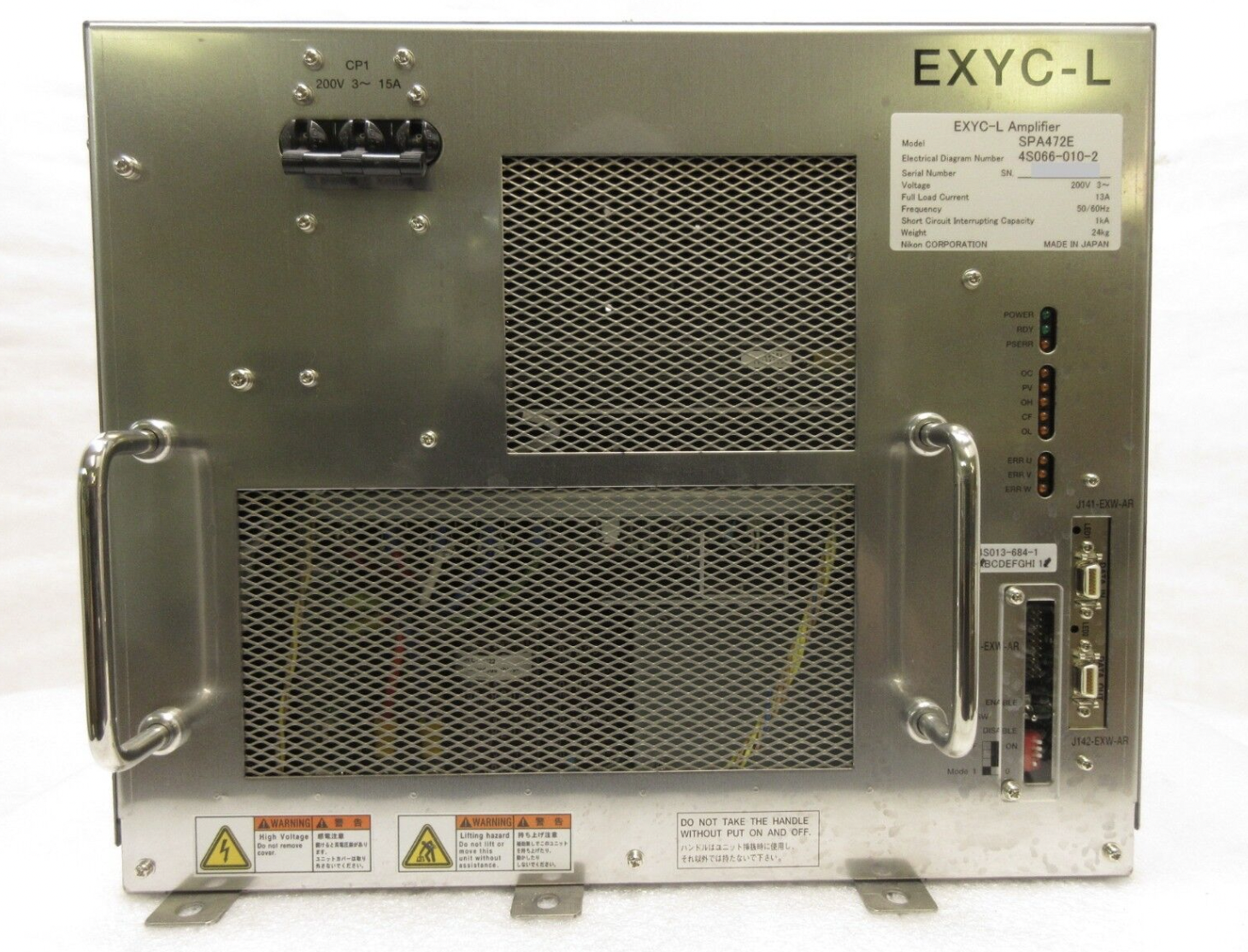 Used Nikon 4S066-010-2 EXYC-L Amplifier SPA472E 4S013-684-1 Used Working