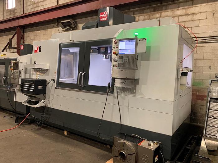 Used 64"X, 32"Y, 30"Z, HAAS, VF-6/40, 2017, CNC VERTICAL MACHINING CENTER