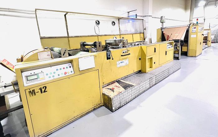 Used (visible in production) 2002 CURIONI SUN MASTER 540 - Paper bag making machine with twisted handles unit