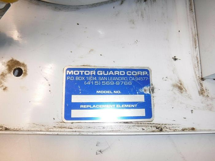 Used Motor Guard Corporation 3x21-0-2 Vacuum pump oil filtration unit