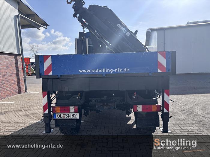 Gebraucht Unimog U300 mit MKG Kran