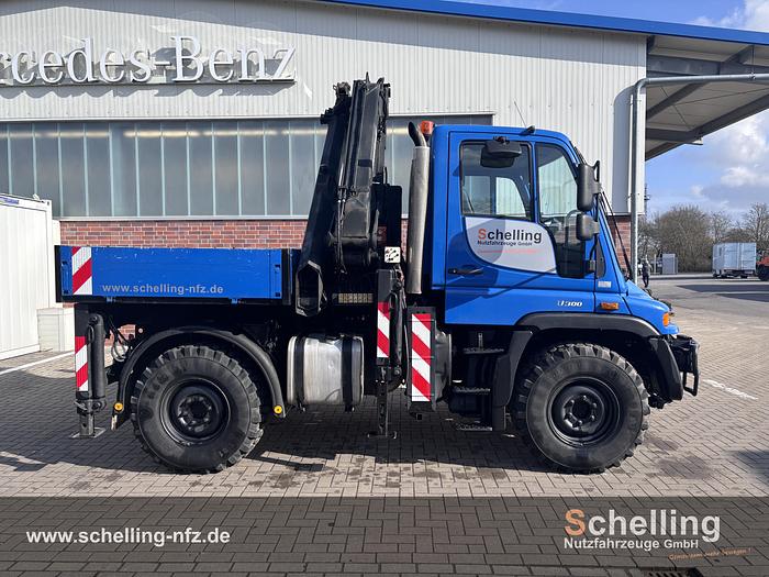 Gebraucht Unimog U300 mit MKG Kran