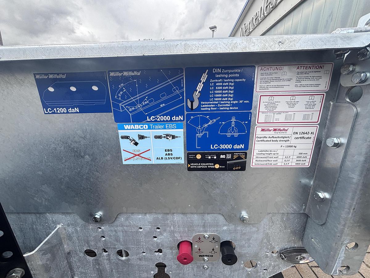 Müller-Mitteltal Tandem Tieflader ETÜ TA R 11,9 verzinkt - BPW