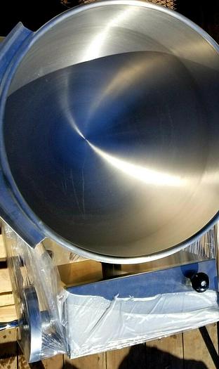 CROWN SOUTHBEND #KDLT-40, 40 GAL. TILTING "DIRECT" STEAM KETTLE (#768), BRAND NEW !