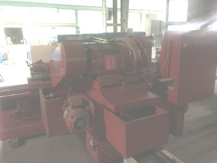 Used 10" x 48" NORTON CTU Cylindrical Grinder, MC Intellegent Drive, 15HP, 1991