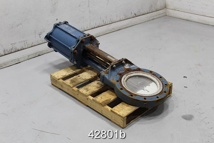 Used Dezurik 12" Air Operated Knife Gate Valve #42801