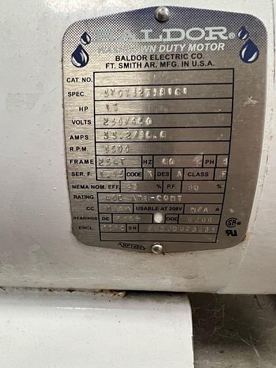 Used Waukesha SP4 shear mill S/S