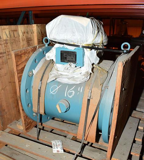 Fischer & Porter Mag-X 10D1435A Magnetic Flow Meter w/ Teflon Lining, 16"