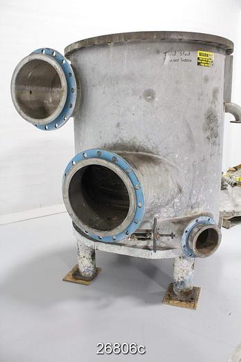 Used Bird Escher Wyss 900 Bird Escher Wyss 900 Thick Stock Pressure Screen, 316 Stainless Steel, Basket Slot Size 0.010", Mechanical Seal, 427 Rpm, Lobed Rotor #26806