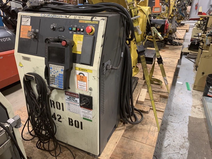 Used FANUC M900iA/260L 260KG X 3100MM REACH 6 AXIS CNC ROBOT WITH R30iA CONTROLLER