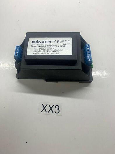 New Ulmer Transformer NTEVST 20 16VA Pri 110/230V Sec 24VDC Part 30107094