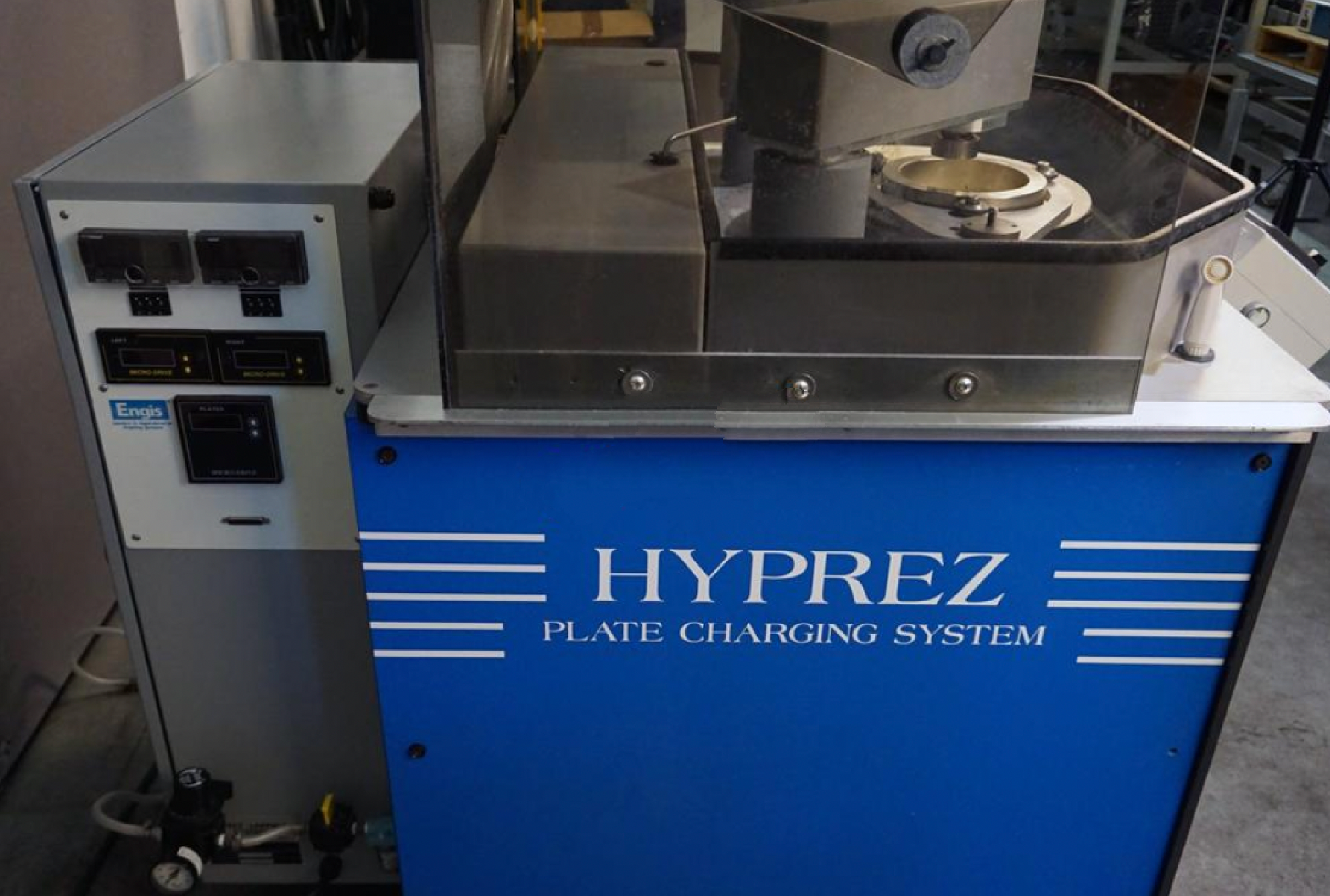 Used ENGIS 16" lapping machine and plate charger 16SPCS115