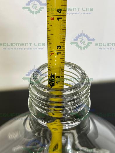 Used Fisherbrand  FB-800-5000 Reusable 5000 mL Glass Media Bottles with Cap