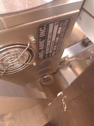 Used Labelaire Front -Back and wrap pressure sensitive labeler
