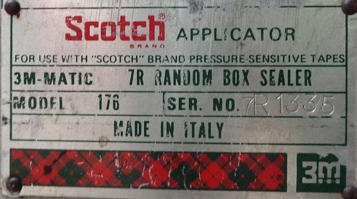 Used Case Taper, 3M-Matic, Mdl 176, Top & Btm #S742972