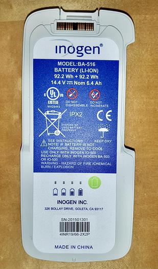 Used INOGEN One G5 Oxygen Portable Concentrator Model I0-500 with Accessories and Oxygen Tubing