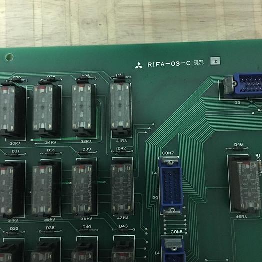 Used Mitsubishi, RIFA-03-G ,  PC Board, S/N-BY171A373G51