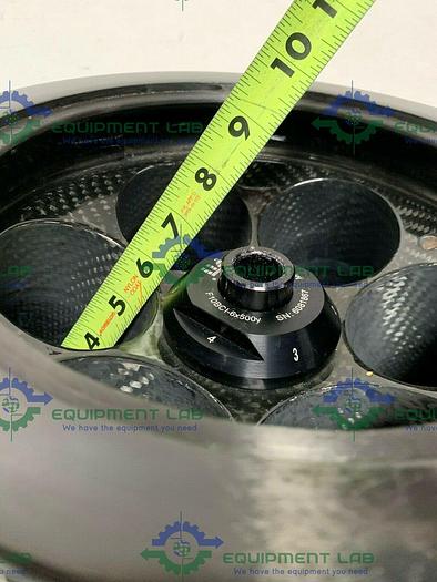 Used Beckman Coulter FiberLite F10BCI-6x500y  Rotor 6x500 mL 10,000 RPM