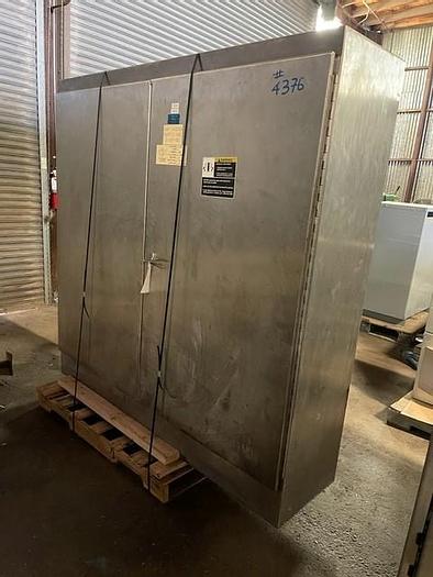 Used 2 Door Stainless Steel Control Panel