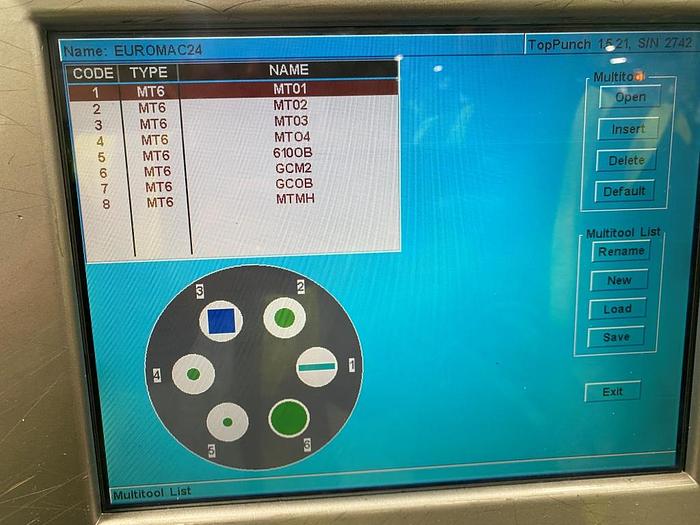 Used 2005 Euromac MTX INDEX CNC Punching Machine