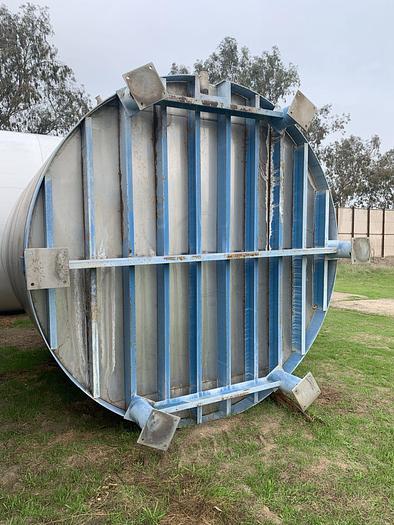 Used Tank, 7,500 Gallon, S/st, 10'2" x 14', On Stand, #S744296