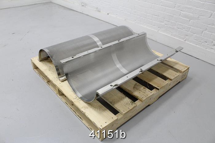 Unused Voith RS2B Reject Sorter Screen Plate Set, 0.10" Holes #41151