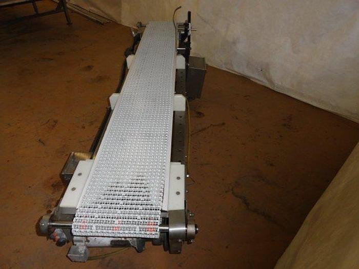 Used Intralox Belt Conveyor; 12" Wide x 8' Long