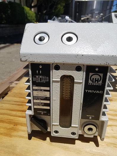 Used Pump, Vacuum, 3/4 HP, Leybold, 3/4" In/out, Trivac #S743072