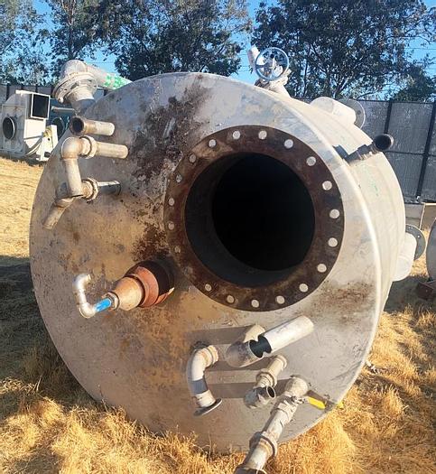 Used Tank, 1,250 Gallon, 316 Stainless Steel, DT/DB, 6' x 6' #S743949