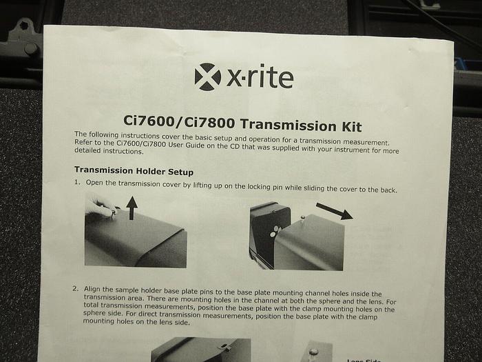 Used X-Rite Color i7 Rev D With Listed Accessories Powers On See Description Used