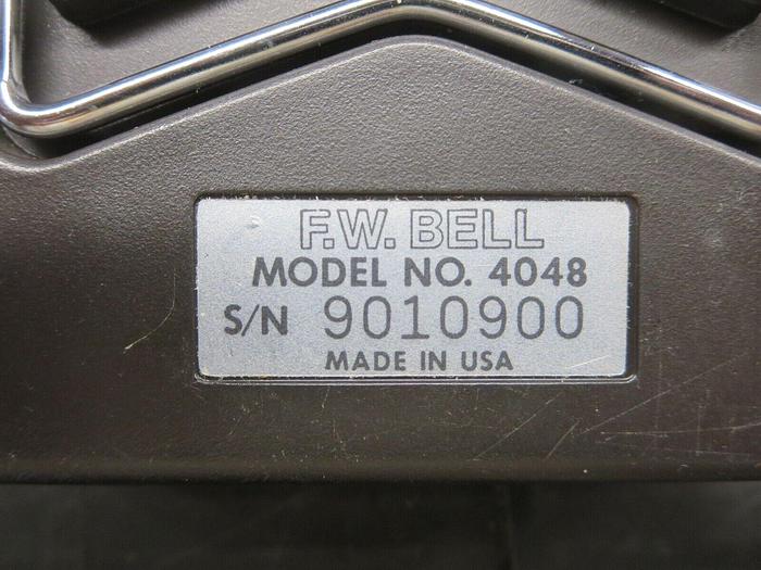 Used F. W. Bell 4048 & T-4048-001 Gauss/Tesla Meter & Probe Powers On-No Other Tests.