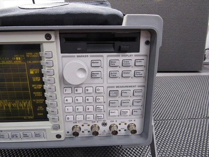 Used Agilent  35670A Dynamic Signal Analyzer FFT 4 Channels- Opt 1D2,1C2, AY6, UFC