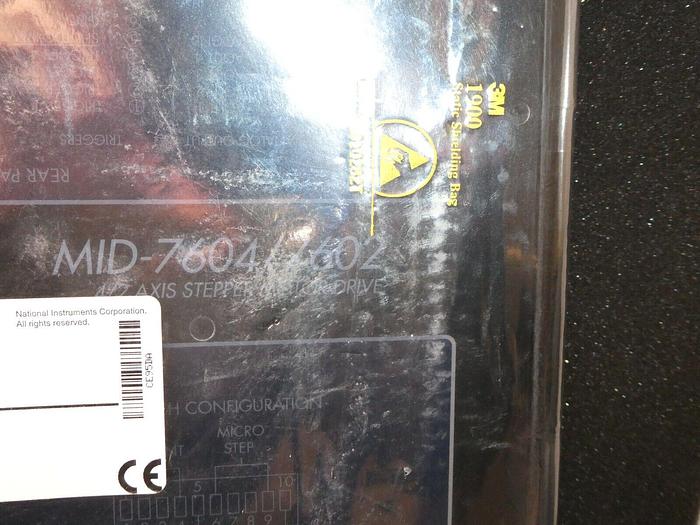 National Instruments MID-7604/7602 4-Axis Stepper Motor Driver 186318E-31