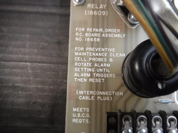 Used McNAB Inc. P/N: 18667 / DWG 18451 Micromhos-CM Specific Conductance Panel Meter