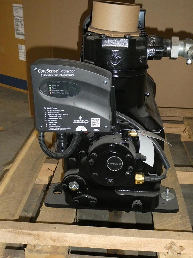 Used Copeland 3DADR10ML-TFC-C39 Compressor Digital Discus Refrigerant Cooled 3D
