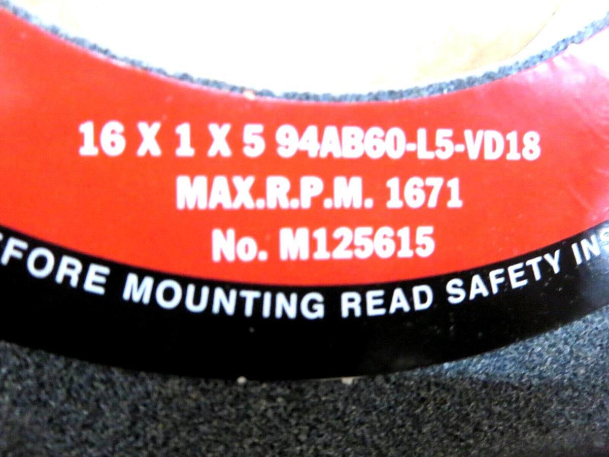 CGW (Camel Grinding Wheels) 94AB60-L5-VD18 Grinding Wheel 16X1X5 3 EA/Box