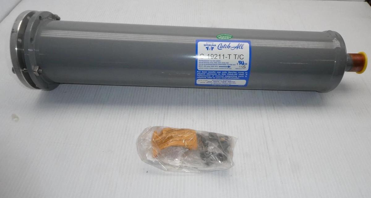 Used Sporlan C-19211-T-T/C - Refrigerant 4 Core Replaceable Filter Drier