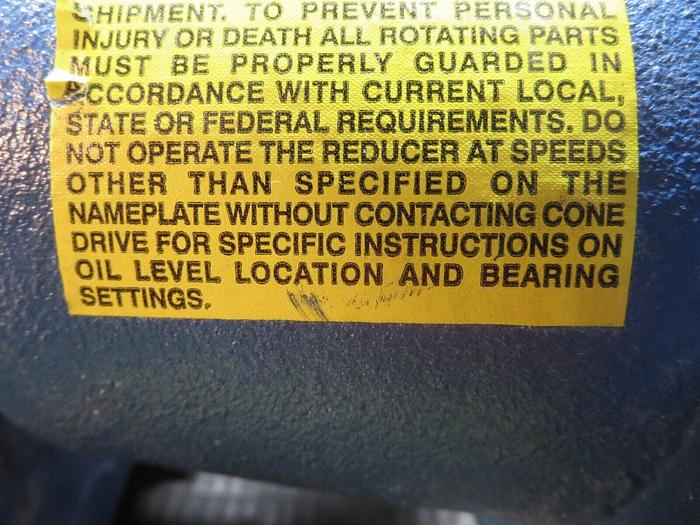 Used Cone Drive MHO20A068-1 Gear Speed Reducer Ratio 5:1 In RPM 3000 In Pwr: 0.56 TH