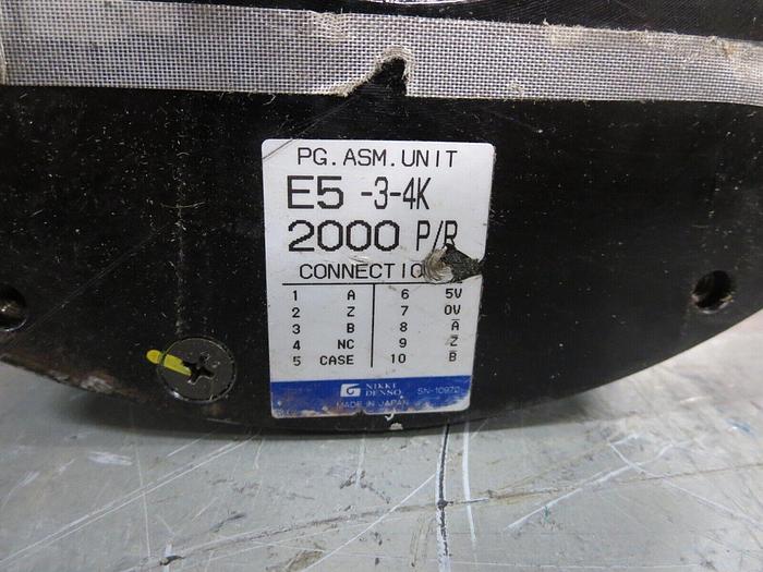 Used Actus Power (Nikki Denso) BSM-102-05-S01 AC Servo Motor See Data Plate For Specs