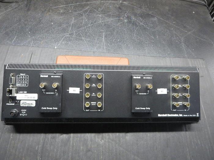 Used Marshall Electronics V-MD702 Monitor Dual Screen 7" Hi Res Rack Mount USA